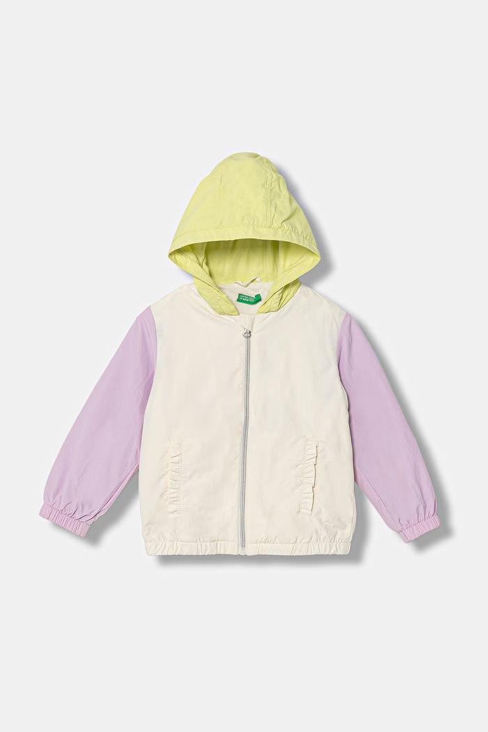 United Colors of Benetton bunda detská béžová 2IGGGN03L.P.Stagionale