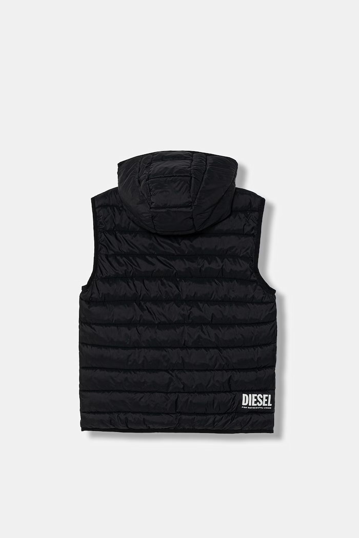 Detská vesta Diesel JTEMPLY JACKET J02696.KXBT0 čierna SS26
