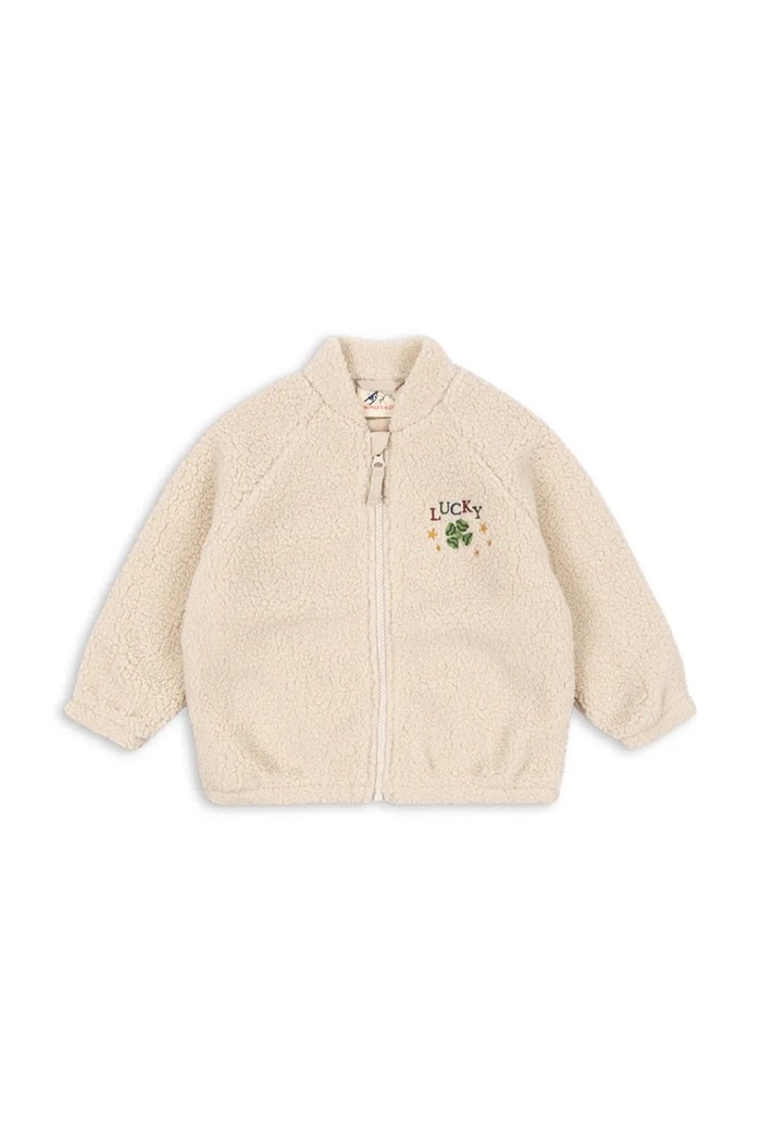 Dječja jakna Konges Sløjd JAZZ TEDDY JACKET GRS KS104861.PPY2 bež SS26