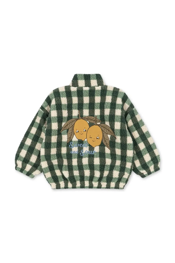 Konges Sløjd geacă copii JODY TEDDY JACKET GRS KS104868.PPY2 verde SS26