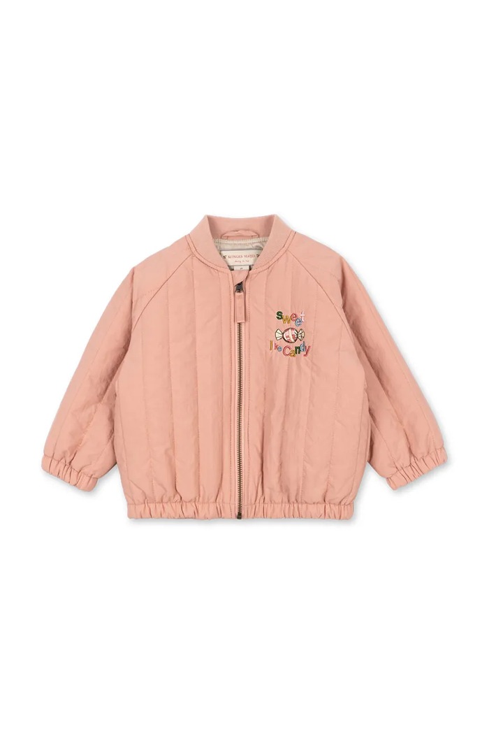 Detská bunda bomber Konges Sløjd JUNO BOMBER JACKET KS104877.PPY2 ružová SS26