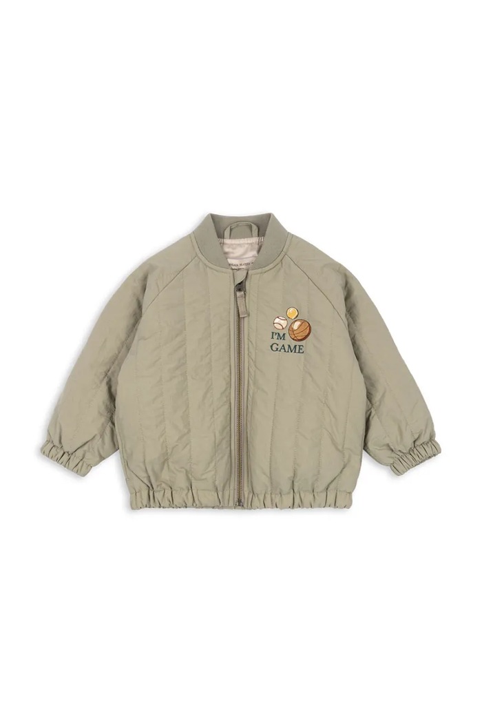 Konges Sløjd geacă bomber pentru copii JUNO BOMBER JACKET KS104877.PPY2 verde SS26