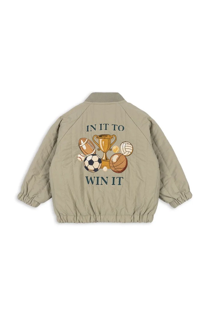 Băieți Konges Sløjd geacă bomber pentru copii JUNO BOMBER JACKET KS104877.PPY2 verde
