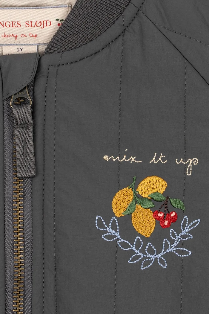 Dječja bomber jakna Konges Sløjd JUNO BOMBER JACKET KS104877.PPY2 siva