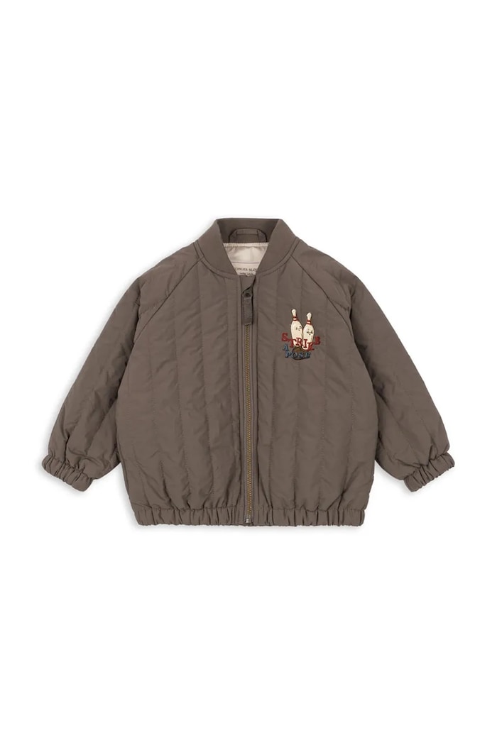 Konges Sløjd kurtka bomber dziecięca JUNO BOMBER JACKET KS104877.PPY2 brązowy SS26