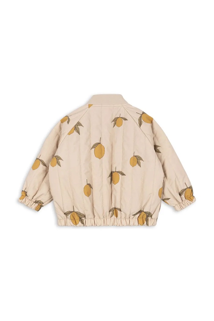 Dječaci Dječja bomber jakna Konges Sløjd JUNO PRINTED BOMBER JACKET KS104883.PPY2 bež