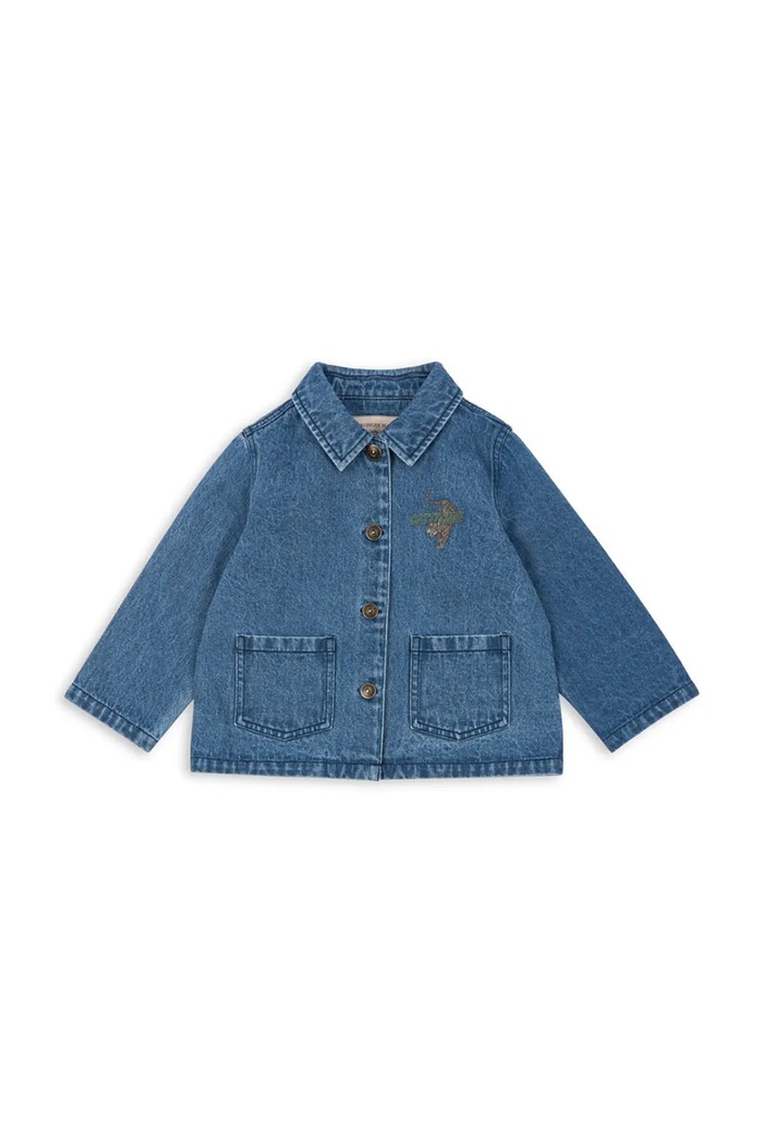 Chlapec Detská rifľová bunda Konges Sløjd MAGOT JACKET GOTS KS104971.PPY2 tmavomodrá