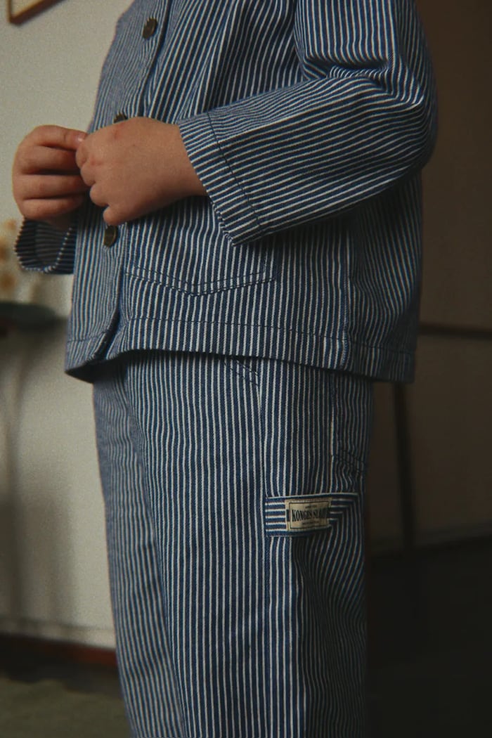 Detská bunda Konges Sløjd LUC SHIRT JACKET GOTS KS104958.PPY2 modrá