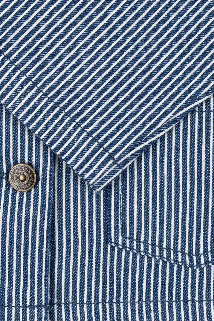 Detská bunda Konges Sløjd LUC SHIRT JACKET GOTS modrá KS104958.PPY2
