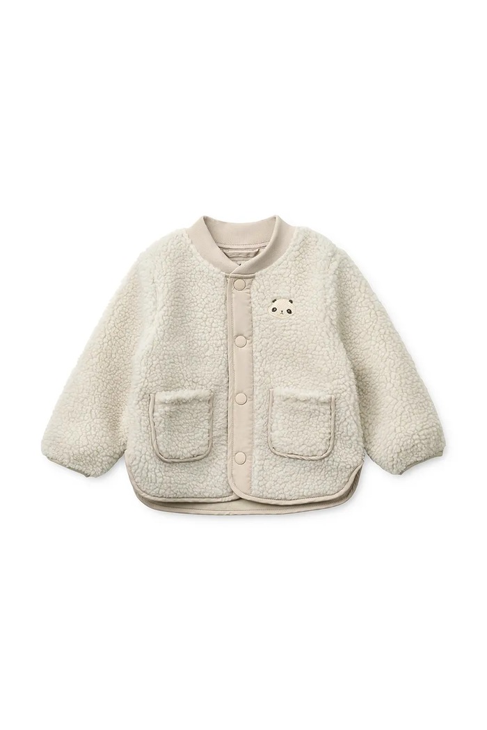 Liewood kurtka dziecięca Lora Pile jacket LW20642.PPY2 beżowy SS26