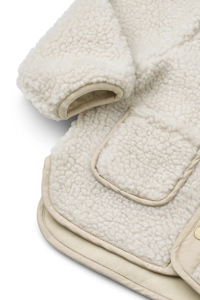 Liewood kurtka dziecięca Lora Pile jacket LW20642.PPY2 beżowy