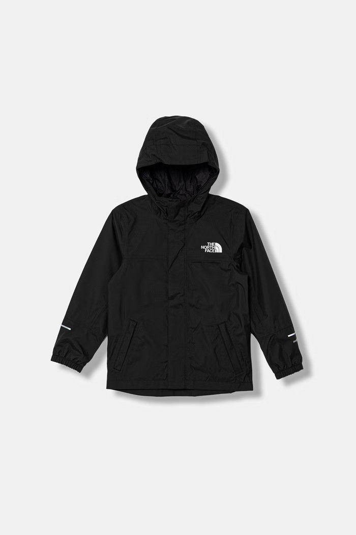 The North Face detská bunda B ANTORA RAIN JACKET čierna NF0A8A48KX71