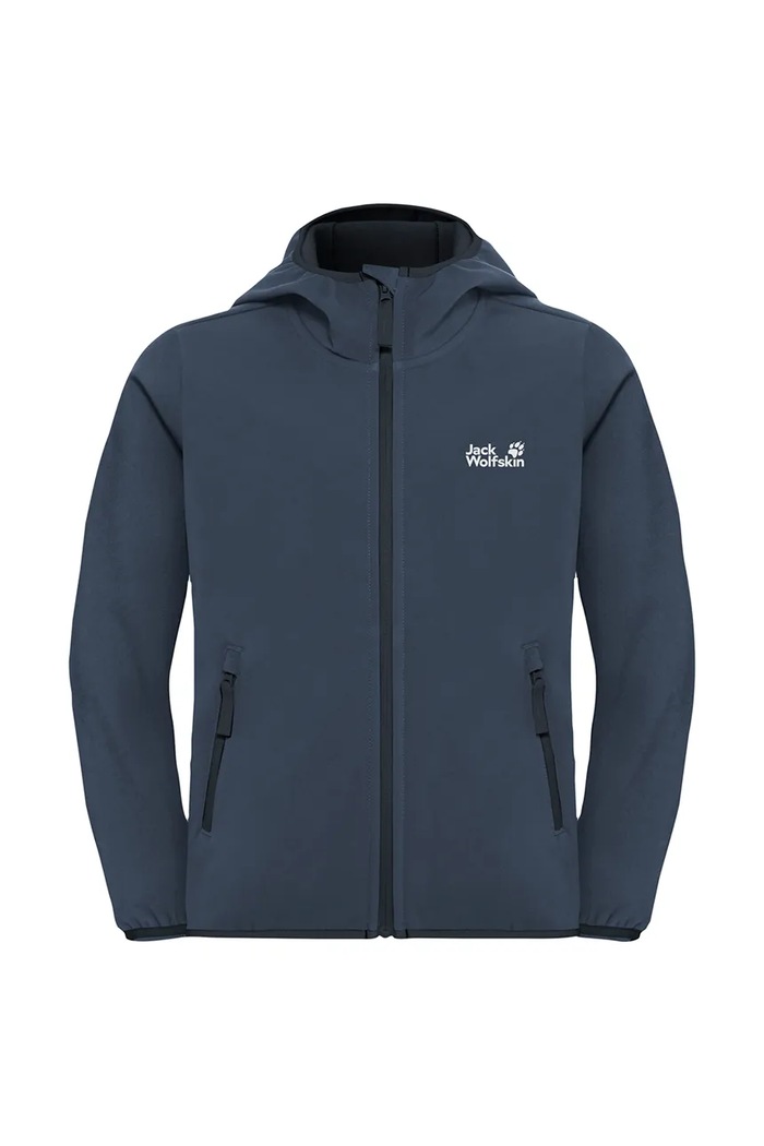 Jack Wolfskin geacă softshell pentru copii FOURWINDS JACKET KIDS A61854.164.176. bleumarin SS26