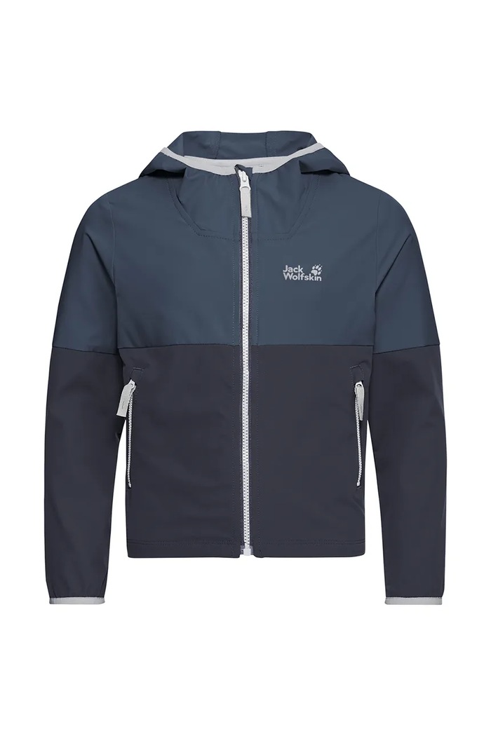 Jack Wolfskin kurtka sportowa dziecięca SANDBIRD HOODED JKT K A65952.164.176 granatowy SS26