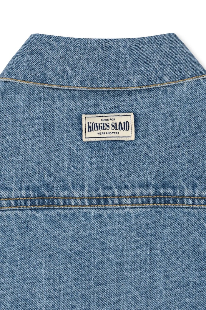 Konges Sløjd bunda detská rifľová MAGOT DENIM JACKET GOTS tmavomodrá KS105461.PPY2