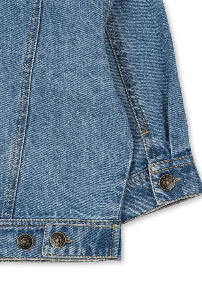 Konges Sløjd bunda detská rifľová MAGOT DENIM JACKET GOTS KS105461.PPY2 tmavomodrá