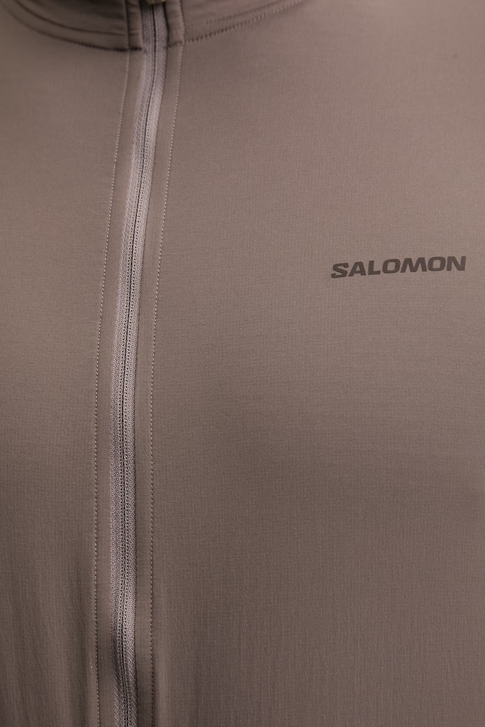 Salomon kurtka treningowa ESSENTIAL LIGHTWARM LC2644900 brązowy