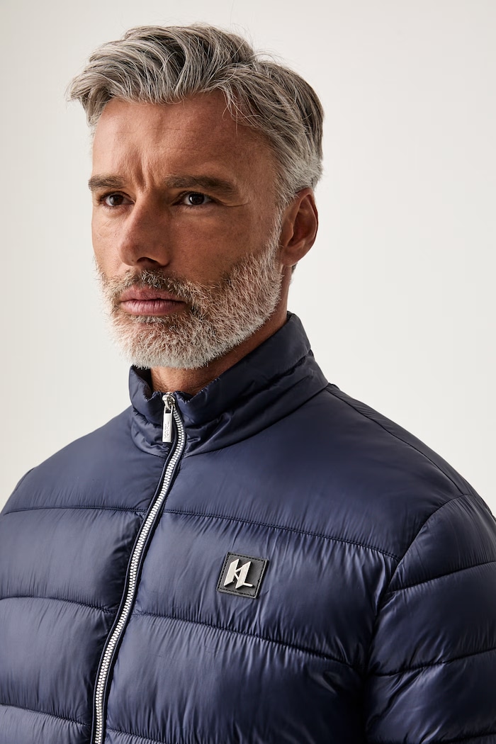 Karl Lagerfeld kurtka pikowana męska granatowy 561590.505090