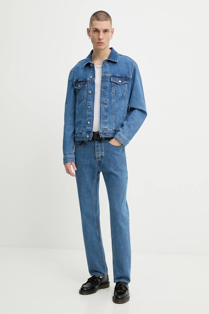 Tommy Jeans farmerdzseki DM0DM22635 kék SS26