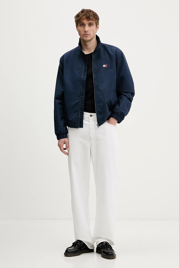 Tommy Jeans átmeneti kabát férfi DM0DM22720 sötétkék SS26