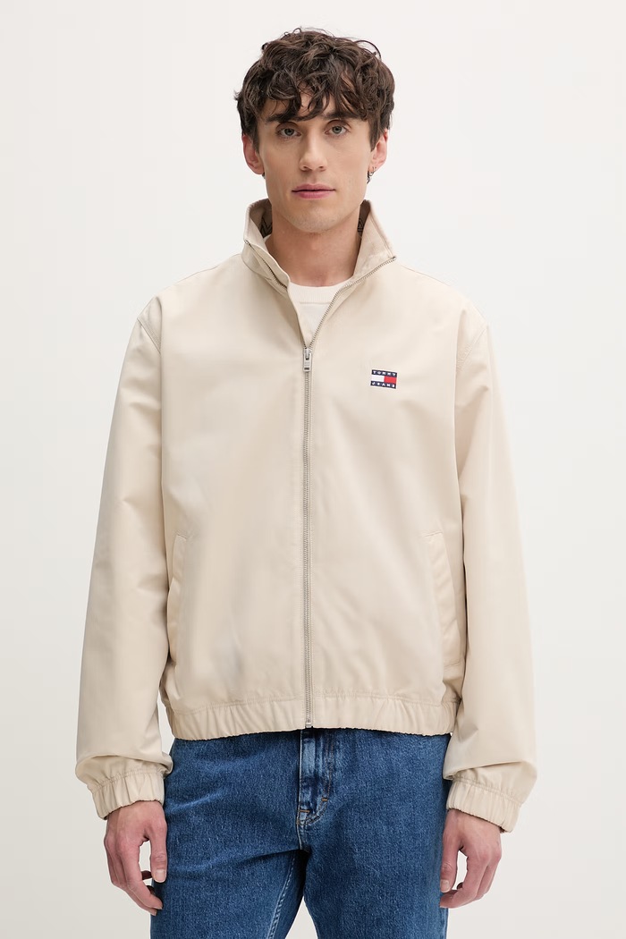 Tommy Jeans μεταβατικό μπουφάν Ανδρικό μπεζ DM0DM22720