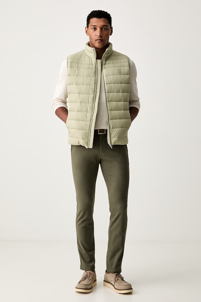 BOSS Orange gilet da uomo Odeno2 50549243 verde SS26