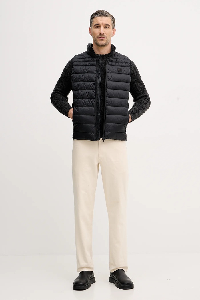 BOSS Orange ujjatlan 50549243 fekete SS26
