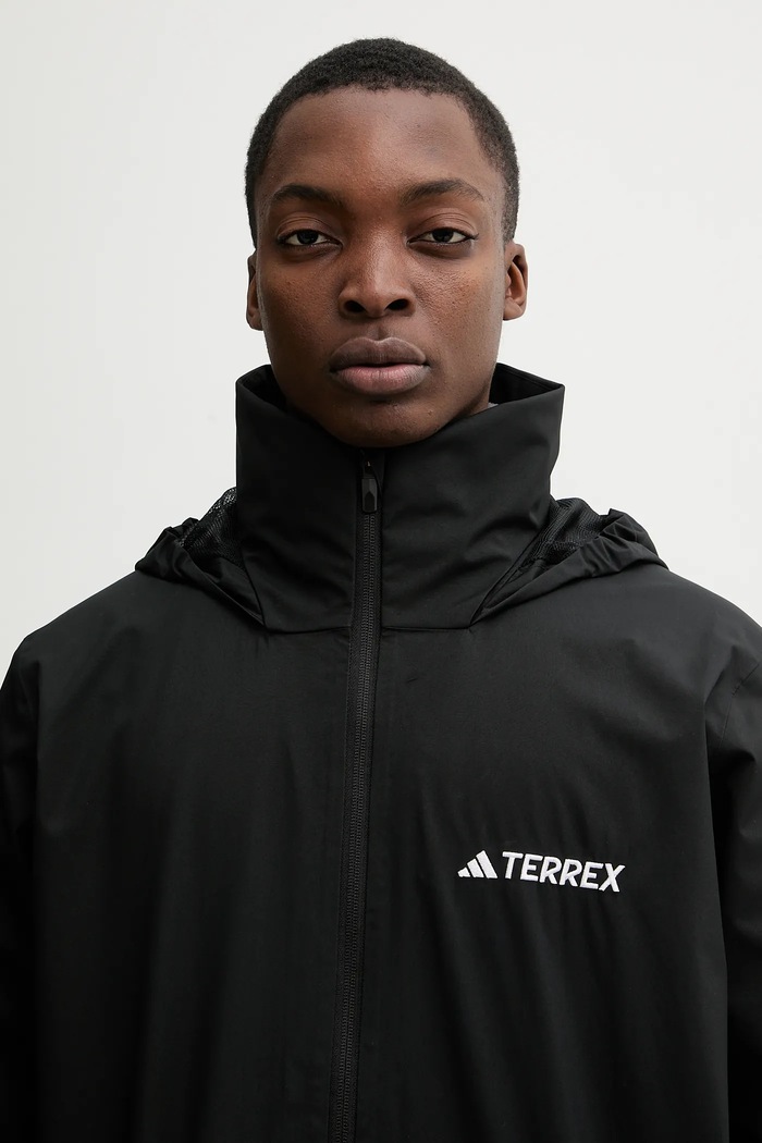 Αθλητικό μπουφάν adidas TERREX Essentials μαύρο JM8692
