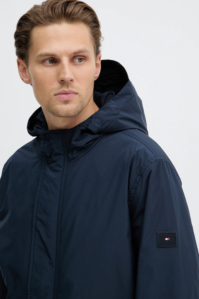 Tommy Hilfiger rövid kabát sötétkék MW0MW42563