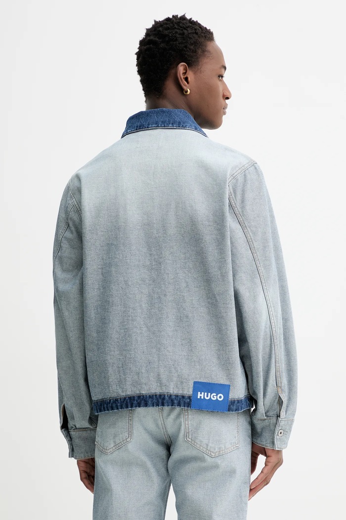 Oblečení Džínová bunda Hugo Blue Talian 50553455 modrá