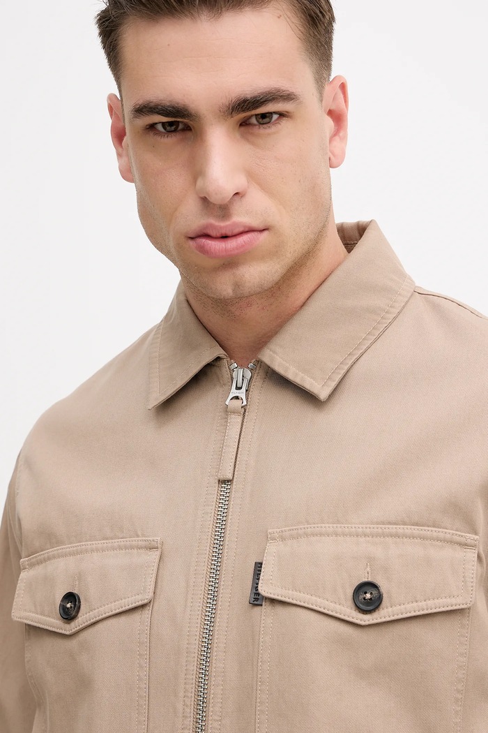 Μπουφάν Tommy Hilfiger μπεζ MW0MW41875