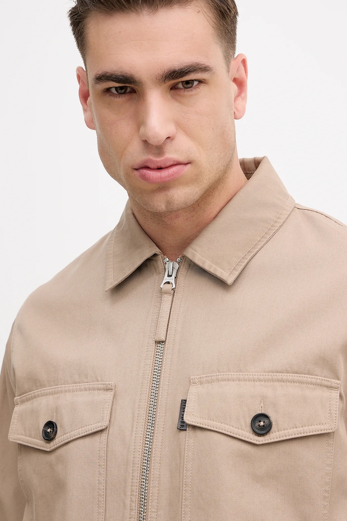 Μπουφάν Tommy Hilfiger μπεζ MW0MW41875