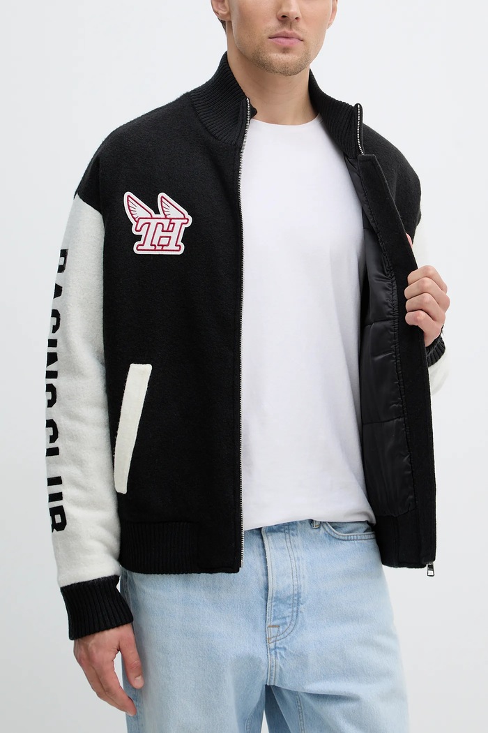 Vlnená bunda Tommy Hilfiger MW0MW42581