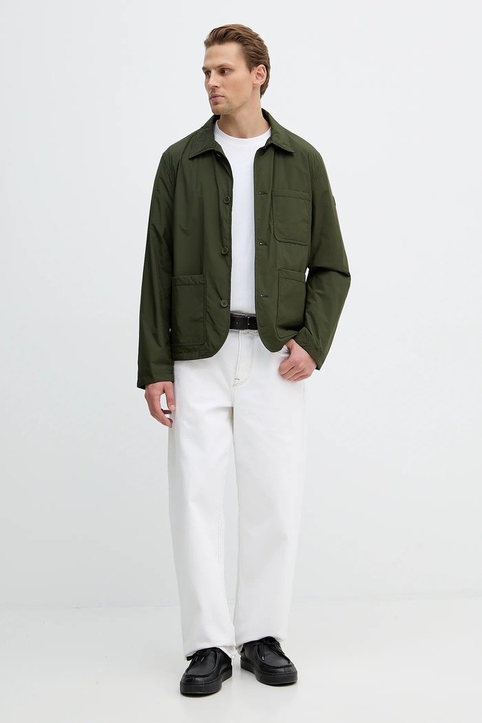 Tommy Hilfiger rövid kabát MW0MW42564 zöld SS26