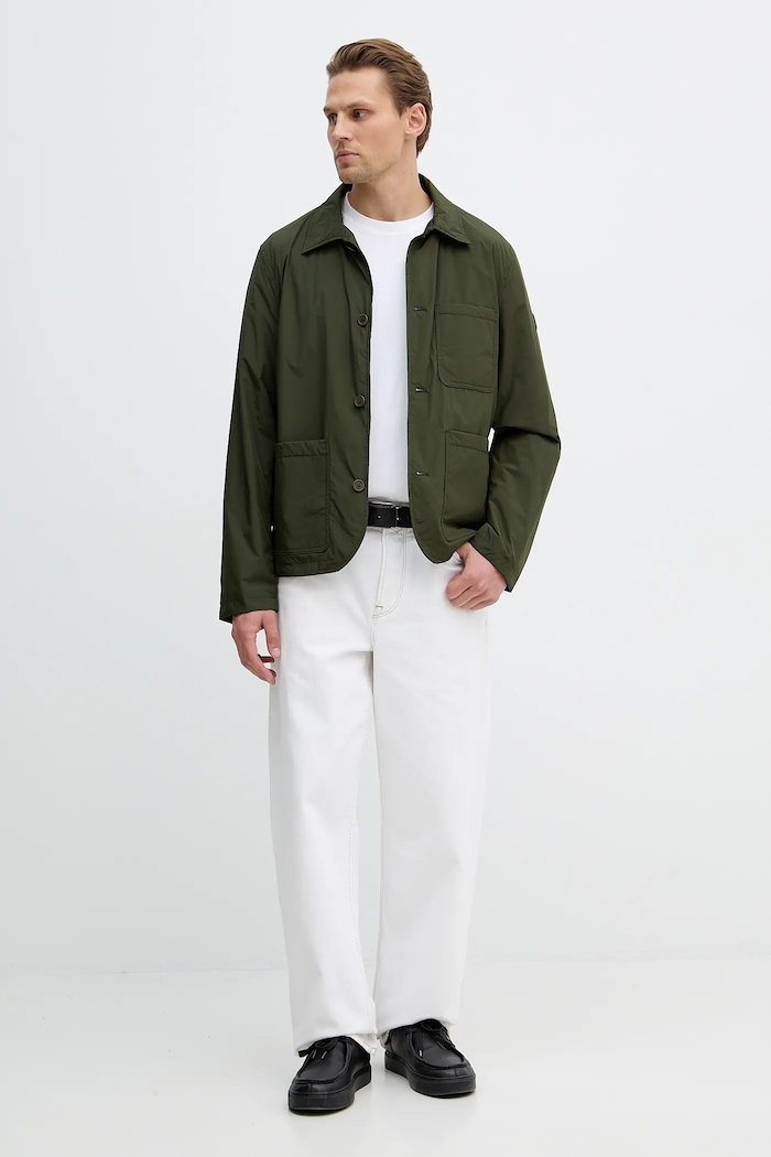 Tommy Hilfiger rövid kabát MW0MW42564 zöld SS26