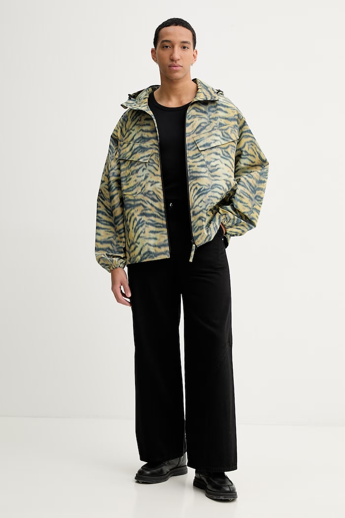 Jakna Kenzo FG55BL1199ND zlatna SS26