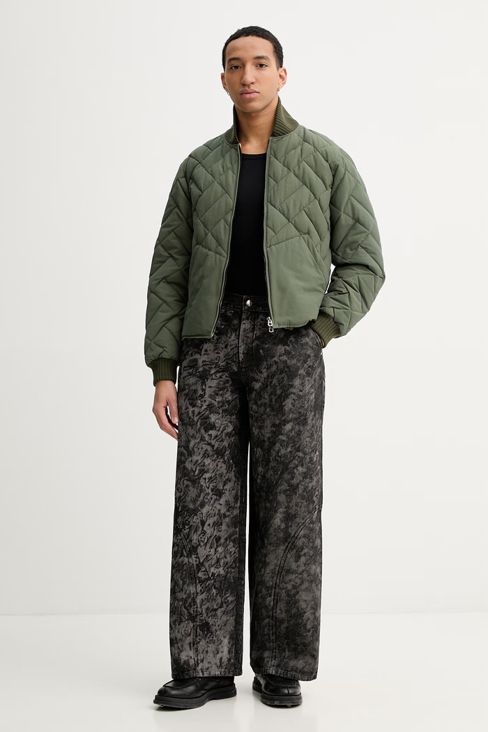Pernata jakna Kenzo FG55OU3189NK zelena SS26