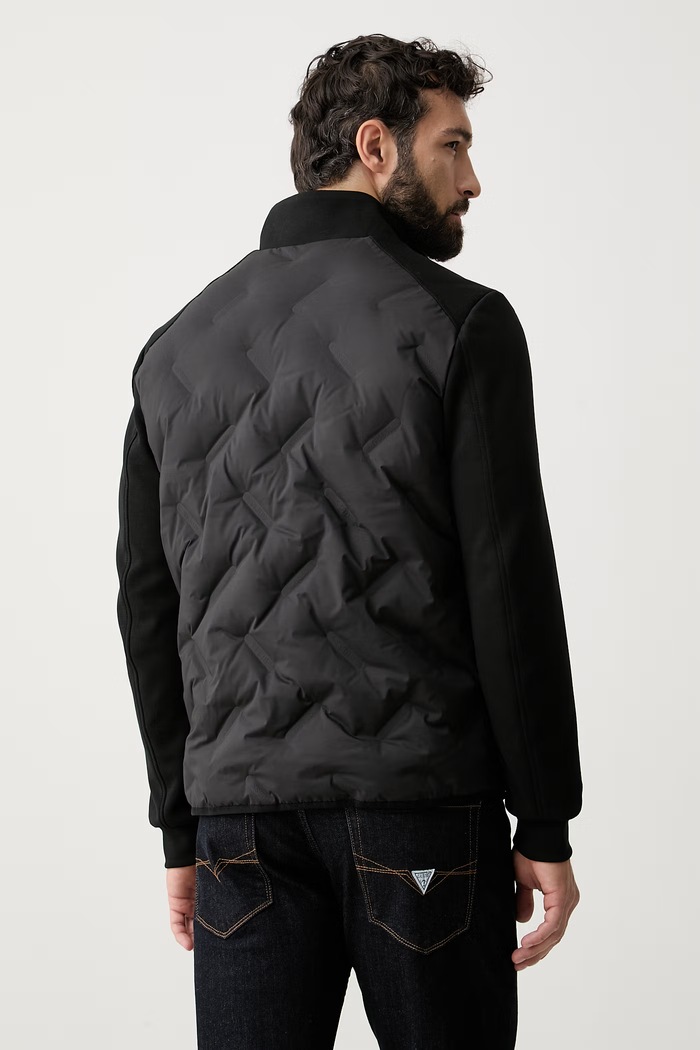 Îmbrăcăminte Guess geacă de tranziție pentru bărbați M6RL10.WJ232 negru