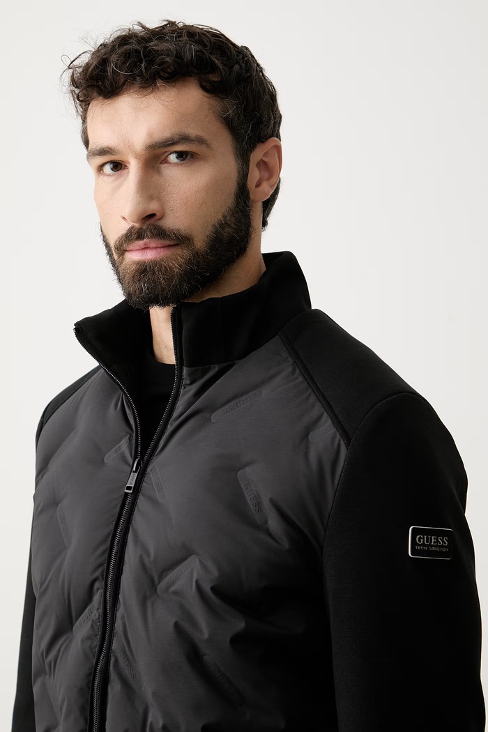 Guess geacă de tranziție pentru bărbați negru M6RL10.WJ232