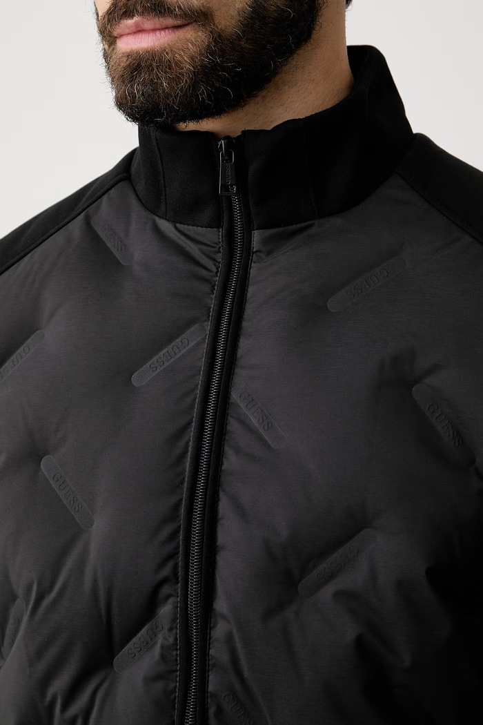 Guess geacă de tranziție pentru bărbați M6RL10.WJ232 negru