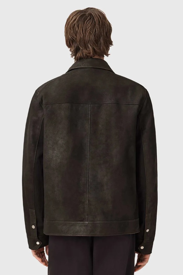 Μπουφάν AllSaints M037LD καφέ SS26