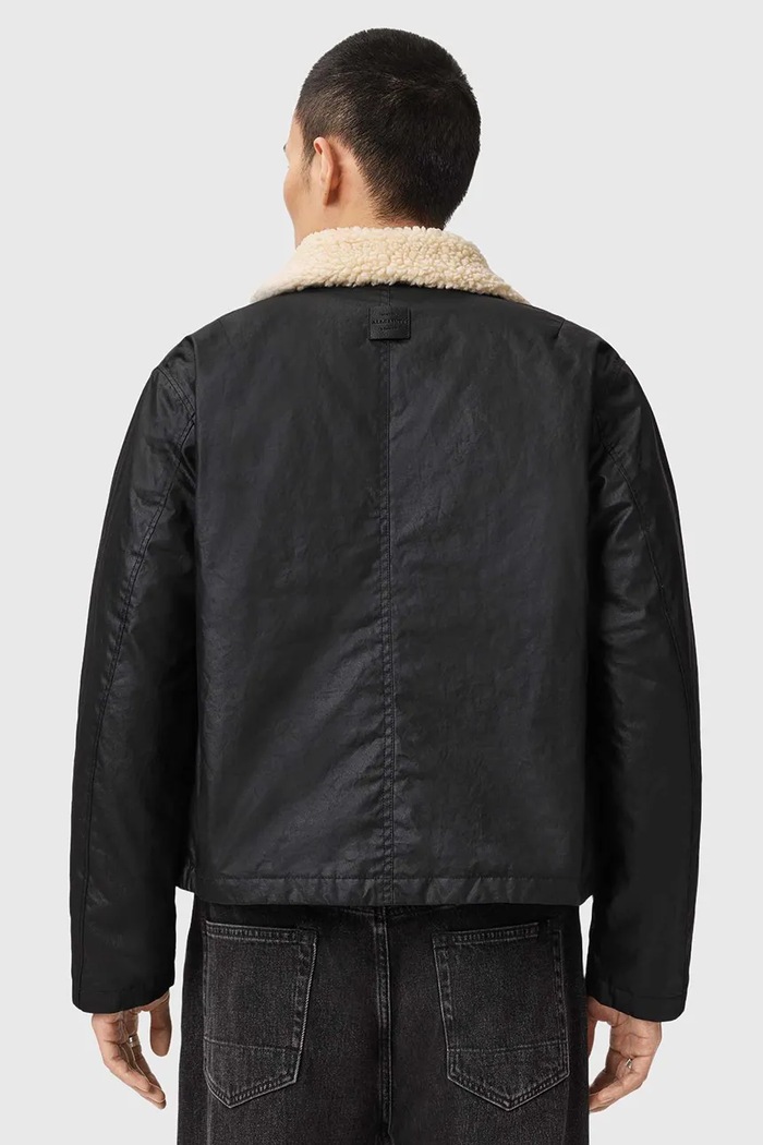Μπουφάν AllSaints M040OD μαύρο SS26
