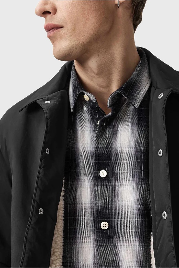 AllSaints kurtka czarny M041OD