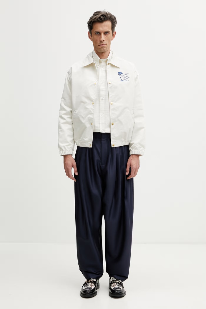 Drôle de Monsieur Slogan Palmier short jacket Men's K.JT277.PA014.OW