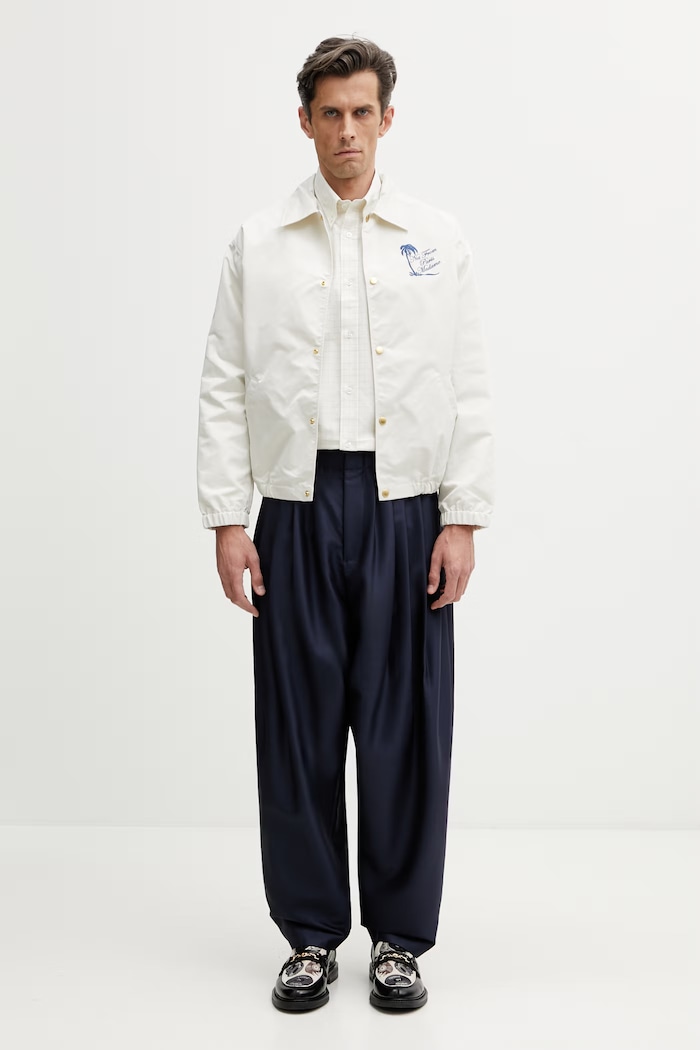 Drôle de Monsieur Slogan Palmier short jacket Men's K.JT277.PA014.OW