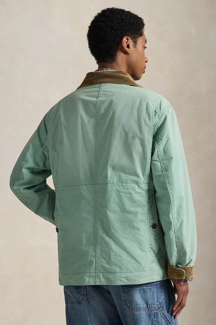 Polo Ralph Lauren kurtka bawełniana 710P02026 zielony SS26