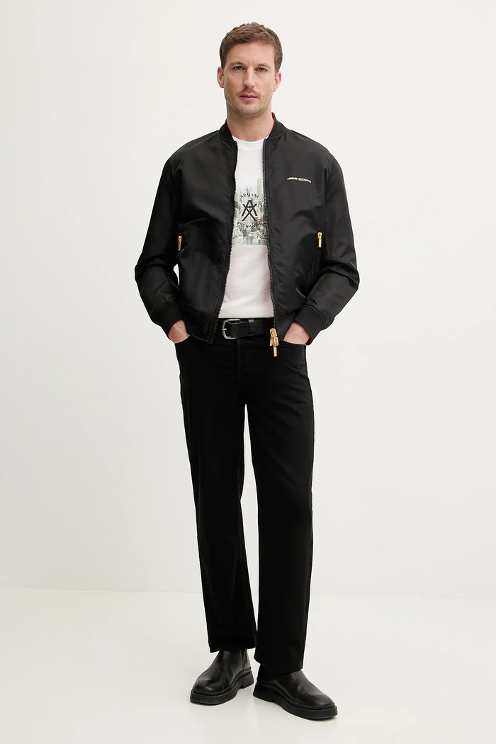 Oblačila Dvostranska bomber jakna Armani Exchange XM002026.AF19828 črna
