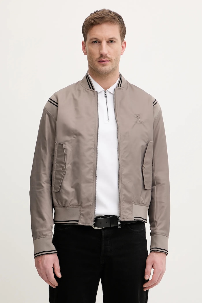 Armani Exchange giacca bomber transitorio beige XM002017.AF19828