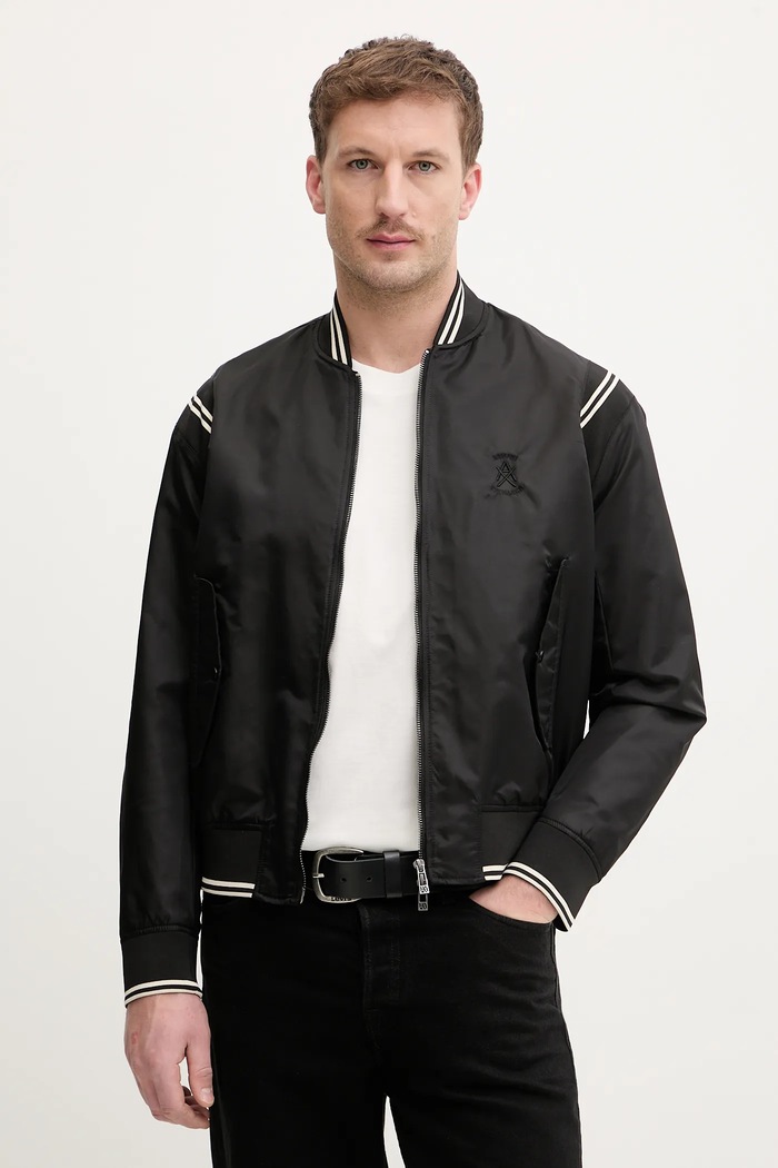 Bomber jakna Armani Exchange Drugo črna XM002017.AF19828