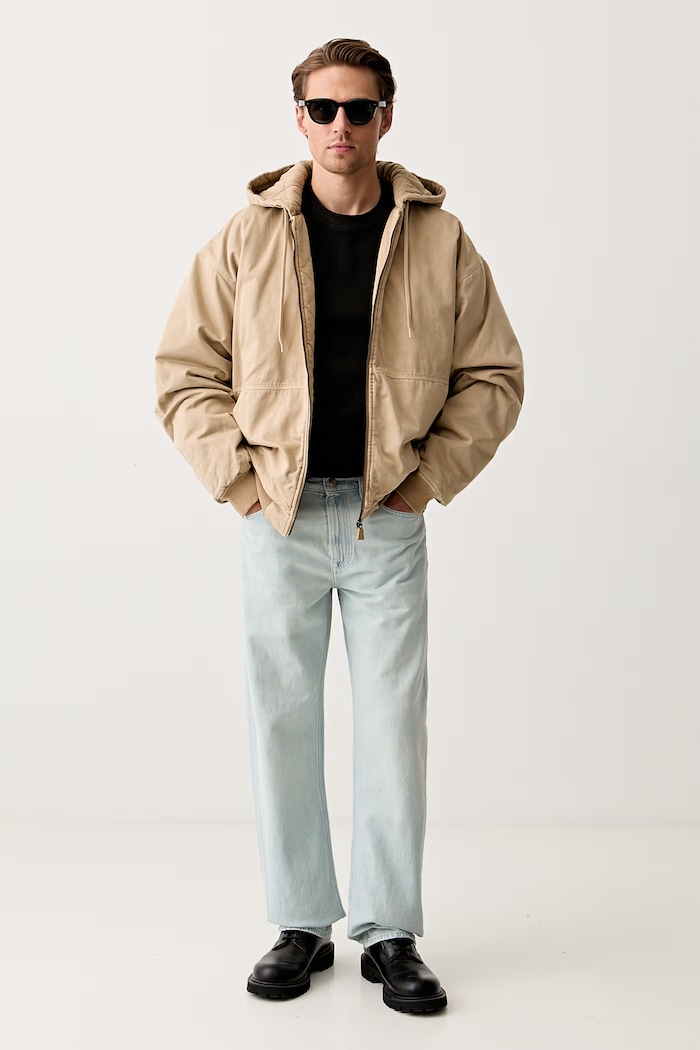 adidas Originals μεταβατικό μπουφάν ανδρικό βαμβακερό Equipment Jacket KE6076 μπεζ SS26